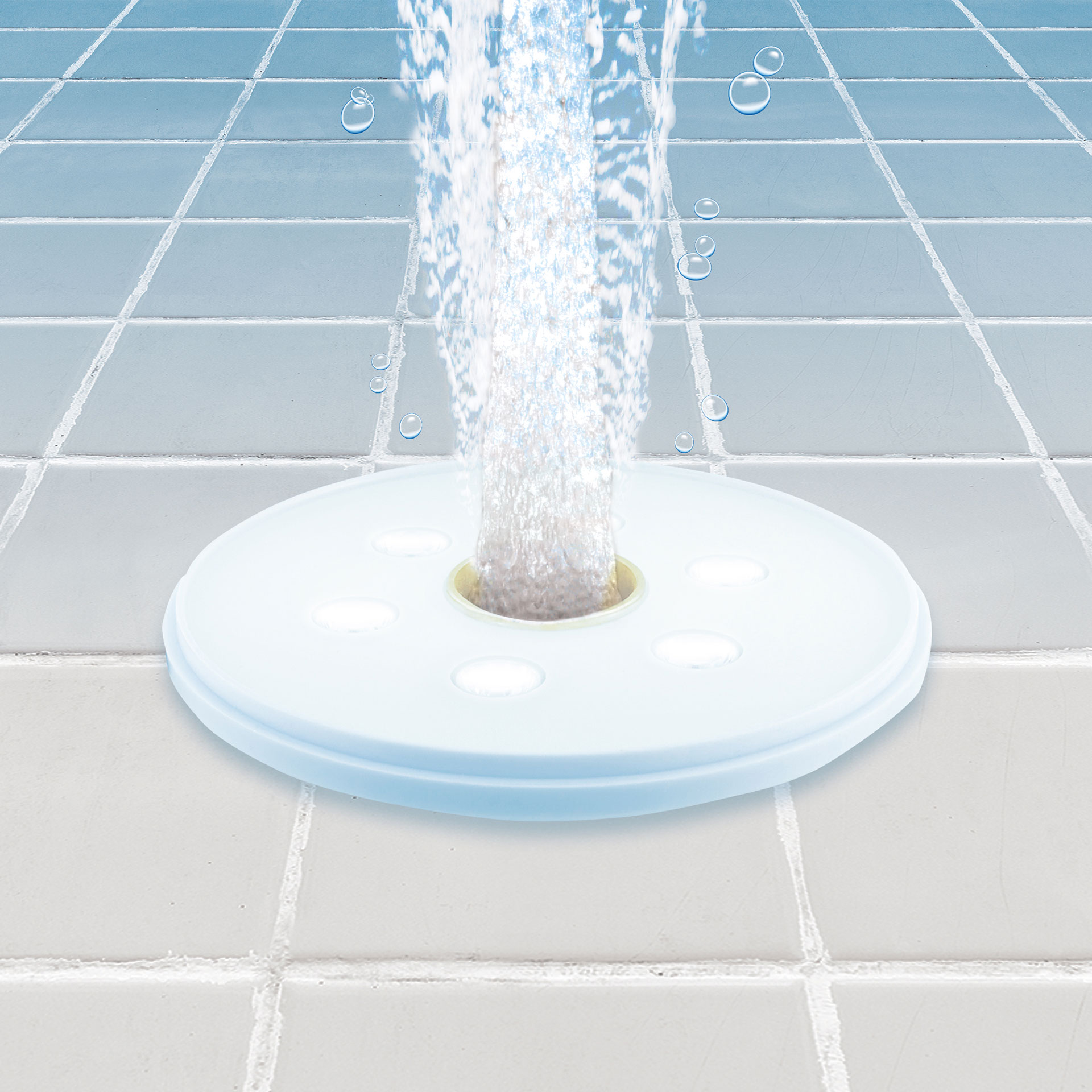 Luminario RGB Sumergible Para Fuentes Y Estanques