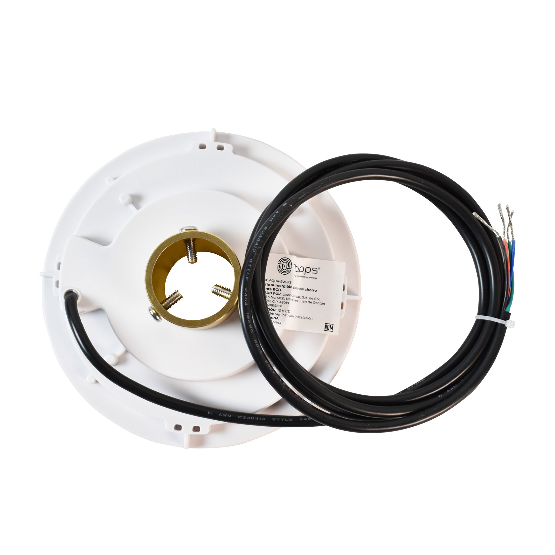 Luminario RGB Sumergible Para Fuentes Y Estanques